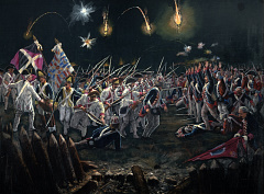 Night Assault By French Troops